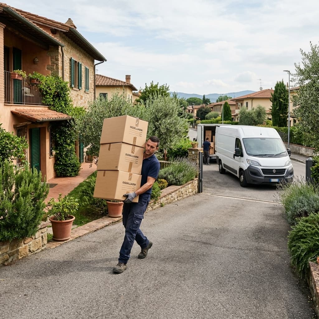 Fasi finali di un trasloco professionale a Soresina